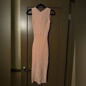 Olivaceous Blush Midi Dress medium